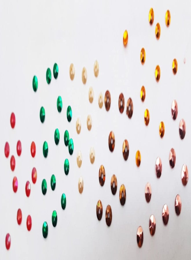 eshoppee 150 gm Multi Color Round Shape Sequins Sitara, for Jewellery Making Embroidery Material Art and Craft DIY kit (14) - Image 3